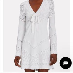 NWT Alexis Pointelle Knit Mini Dress